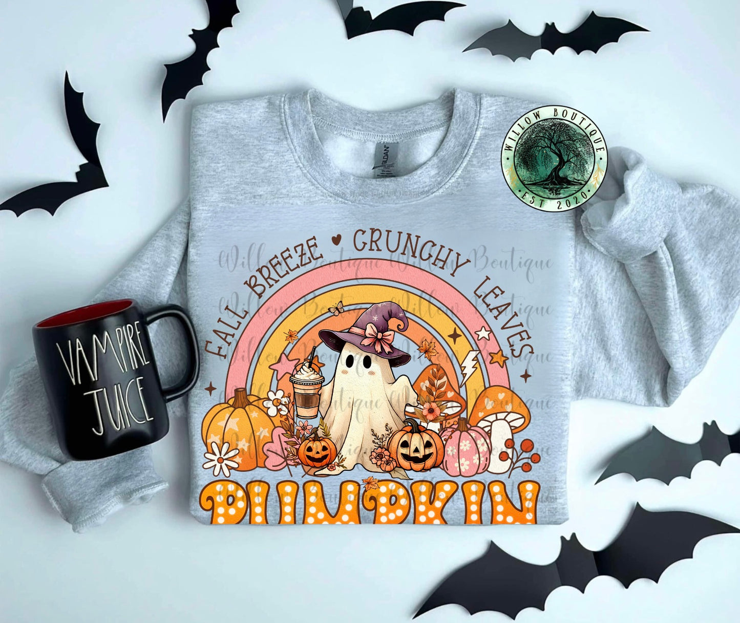 Fall Breeze Crunchy Leaves Sweatshirt