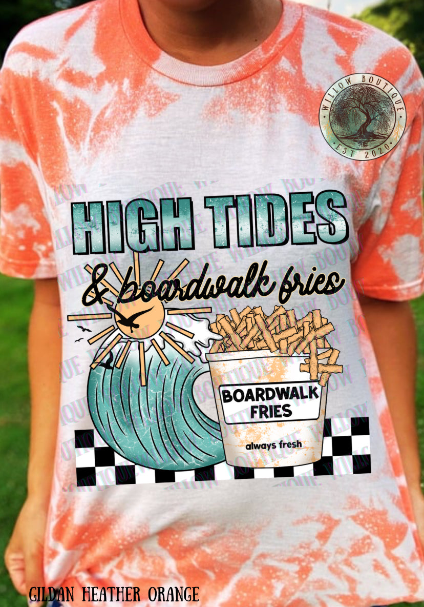 High Tides & Boardwalk Fries Tee