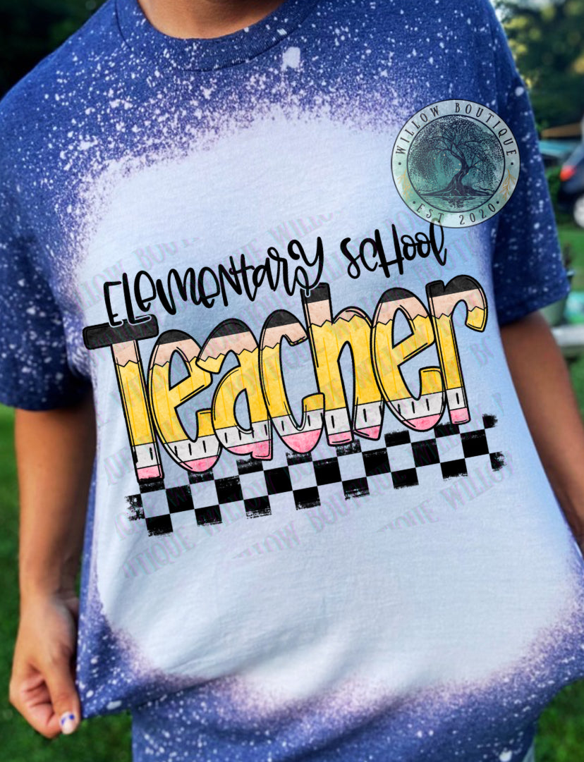 Pencil Teacher Tee