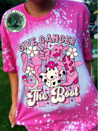 Give Cancer The Boot Tee