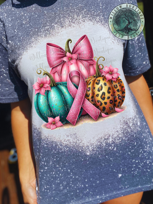 Breast Cancer Pumpkin Patch Tee