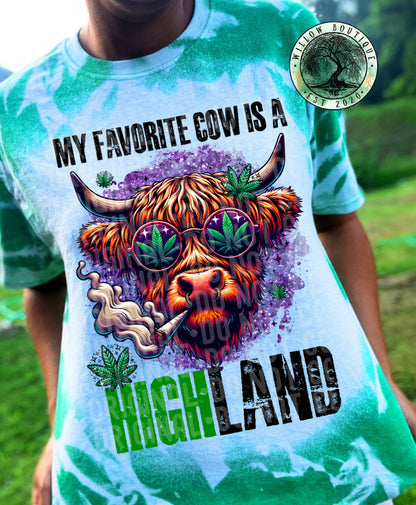 My Favorite Cow Is Highland Tee