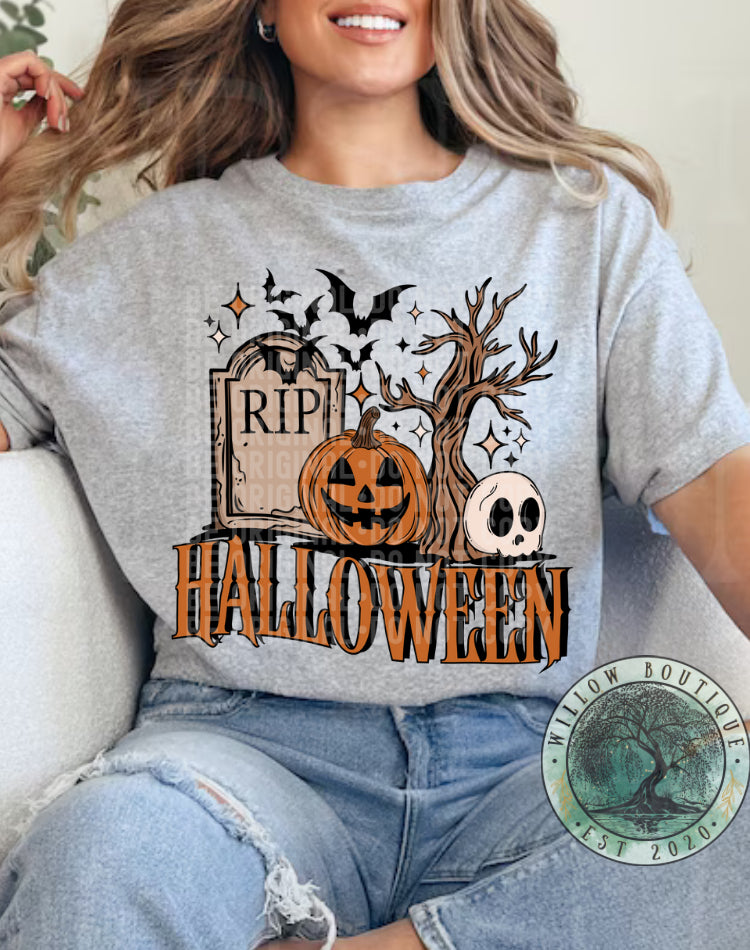 Tombstone Halloween Tee