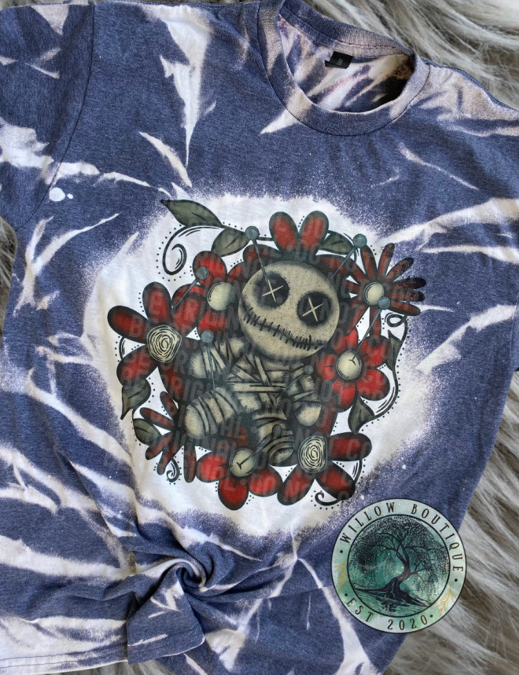 Floral Voodoo Doll Tee