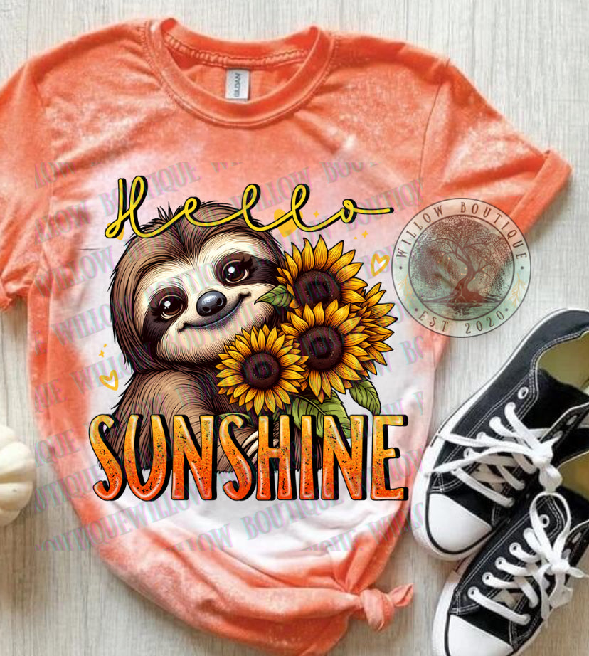 Hello Sunshine Sloth Tee