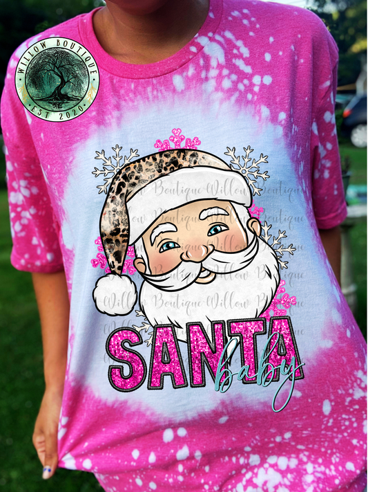 Pink Santa Baby Tee