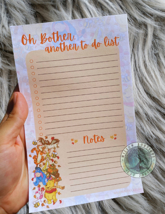 Oh Bother Magnetic Notepad