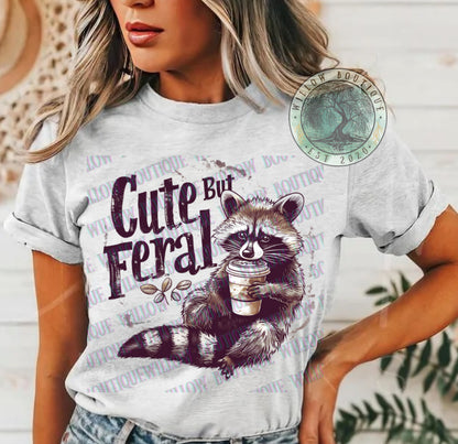 Cute But Feral Coon Tee