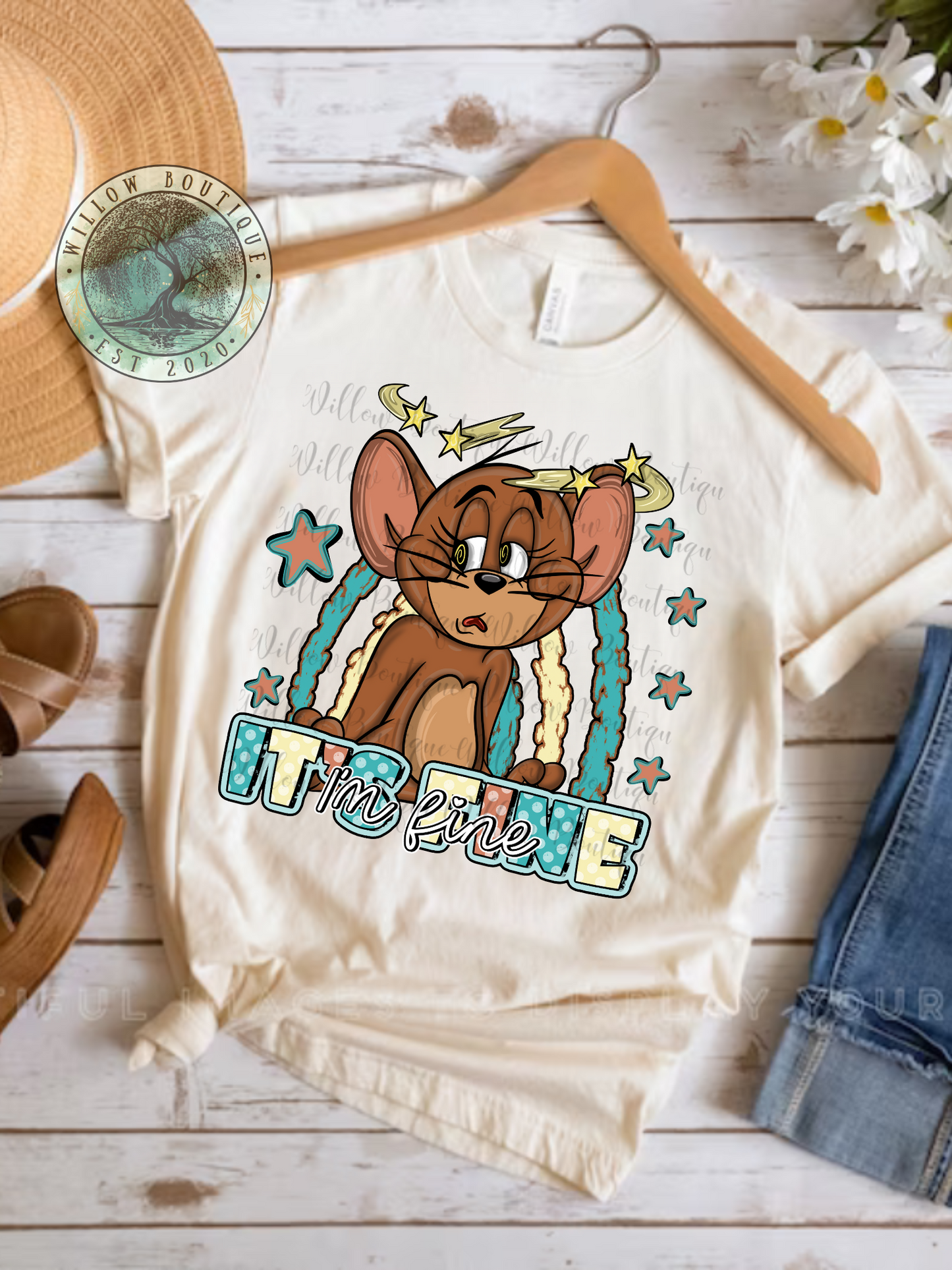 Everything’s Fine Mouse Tee