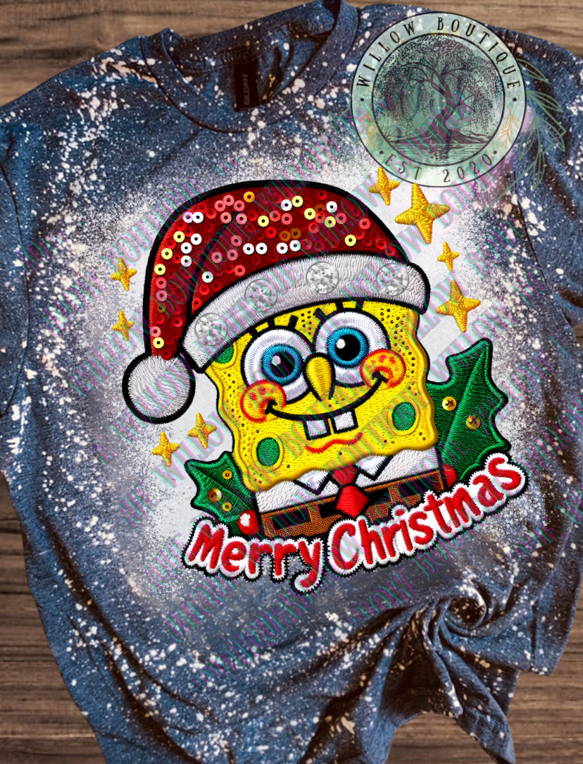 Sponge Christmas Tee