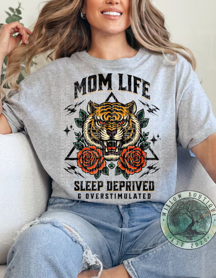 Mom Life Tiger Tee