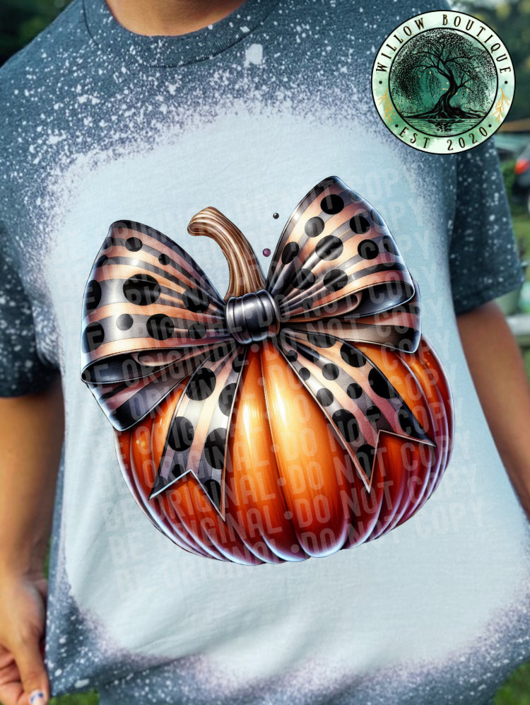 Polka Dot Pumpkin Tee