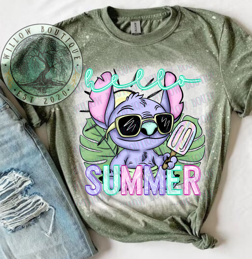 Hello Summer Stitch Tee