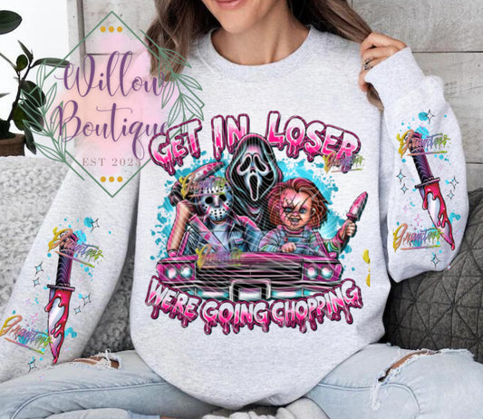 Get In Loser Horror Sweatshirt