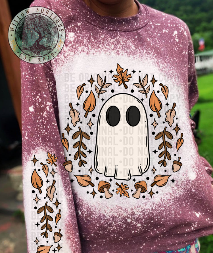 Falling Leaves Ghostie Sweatshirt