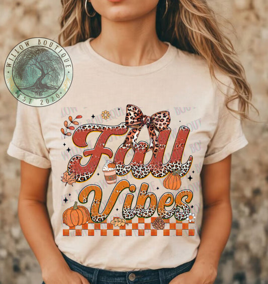 Leopard Fall Vibes Tee