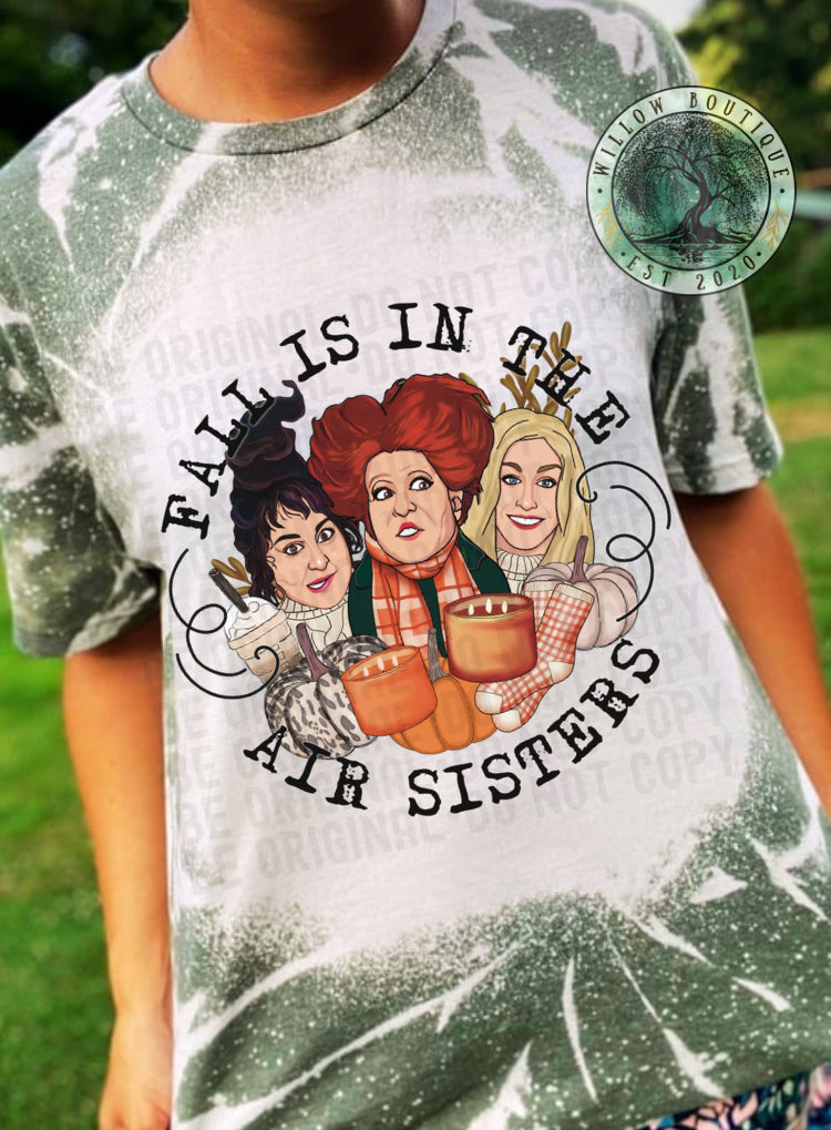 Fall Is In The Air Sisters Tee