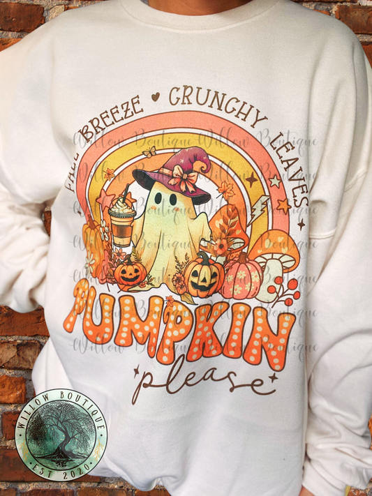 Fall Breeze Crunchy Leaves Sweatshirt