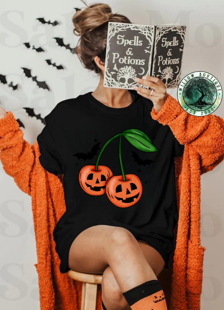 Pumpkin Cherries Tee