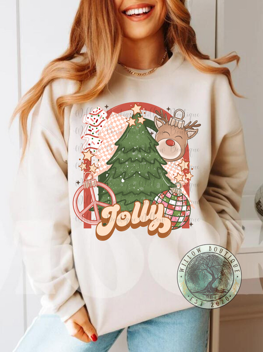 Retro Jolly Christmas Sweat