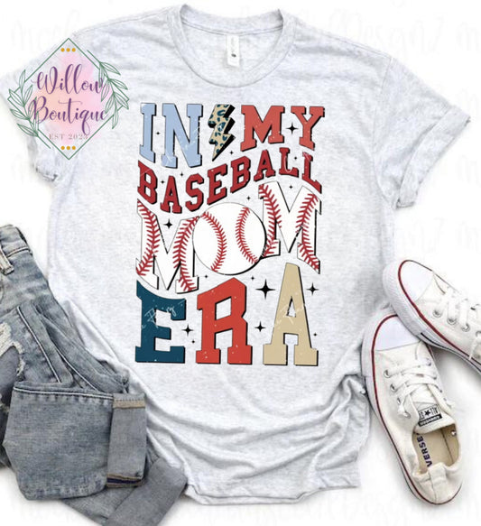 Baseball Mom Era Tee