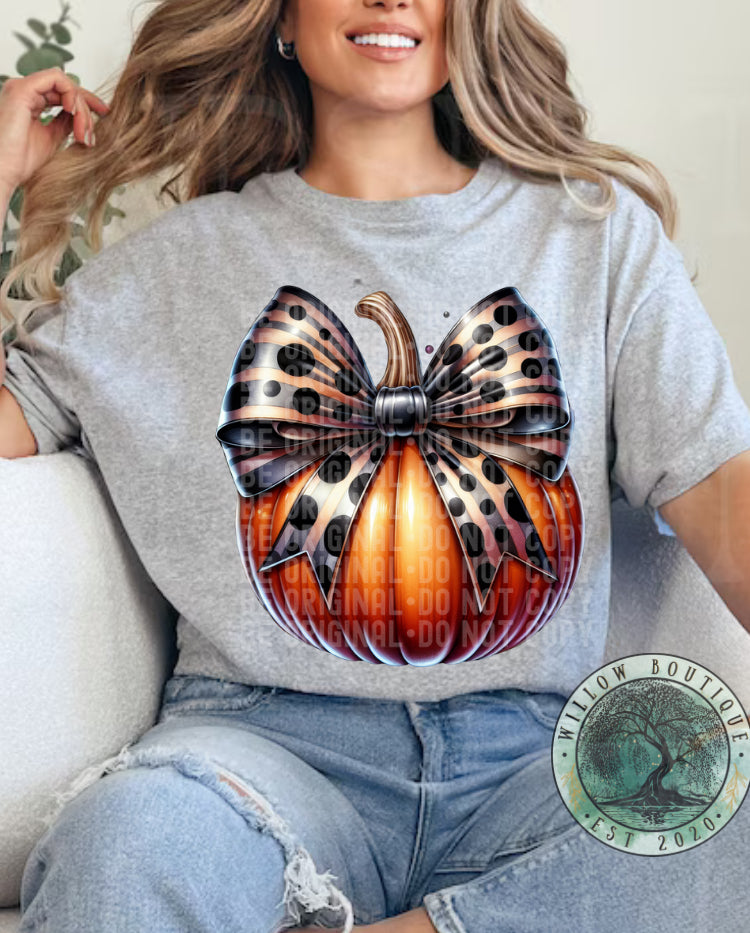 Polka Dot Pumpkin Tee