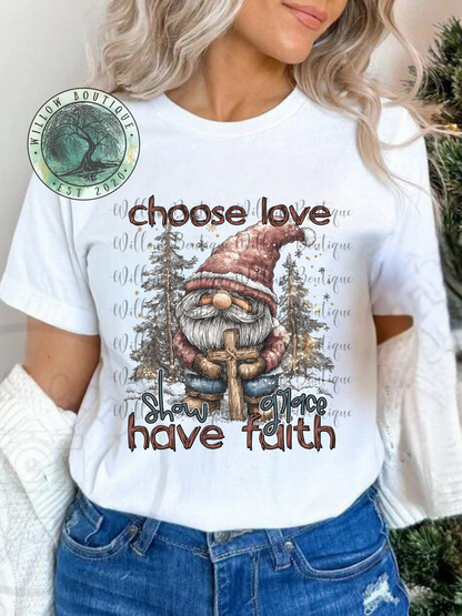 Have Faith Gnome Tee