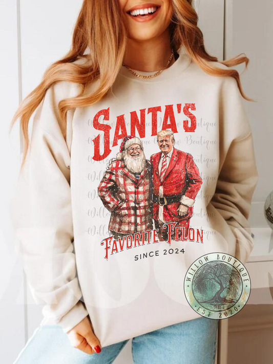 Santa’s Favorite Felon Sweat