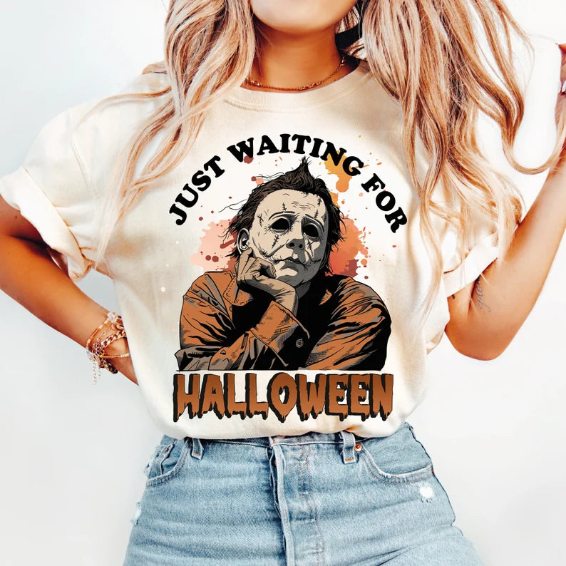 Waiting For Halloween Tee