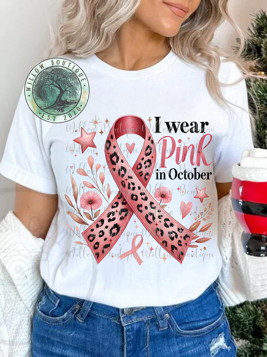 I Wear Pink In October Tee