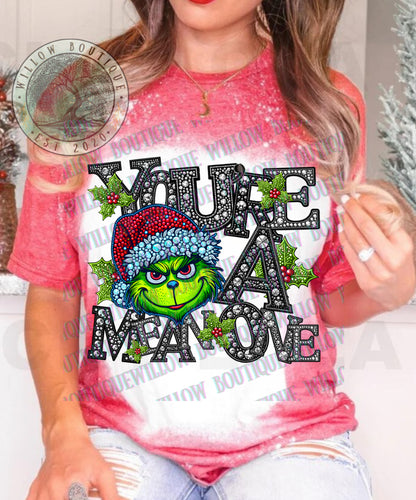 Mean One Faux Bling Tee