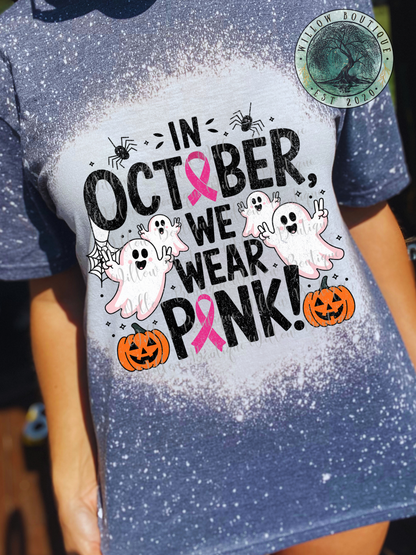 In October We Wear Pink Tee