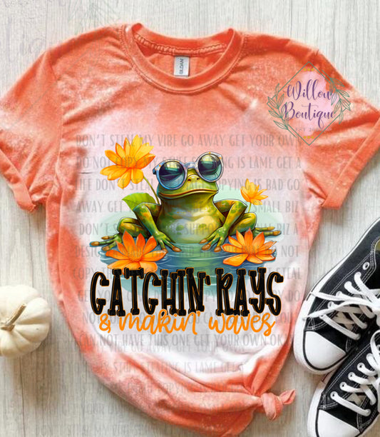 Catching Rays Frog Tee