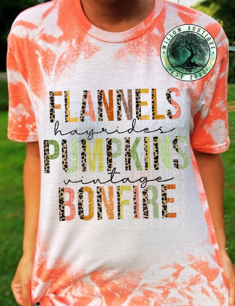 Flannels and Pumpkins Tee