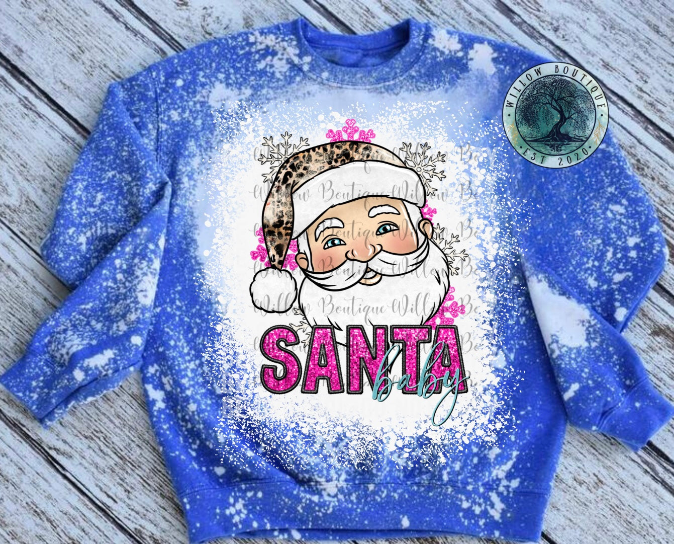 Pink Santa Baby Sweat