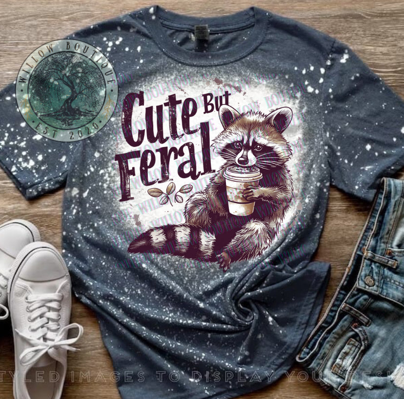 Cute But Feral Coon Tee