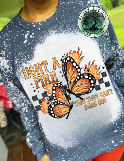 Light A Fire Butterfly Sweatshirt