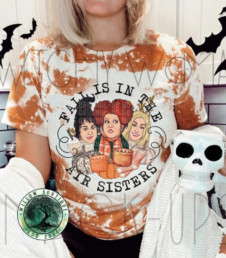 Fall Is In The Air Sisters Tee