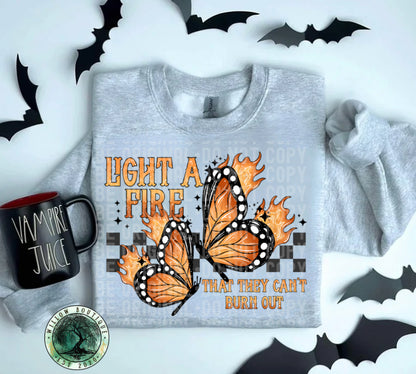 Light A Fire Butterfly Sweatshirt