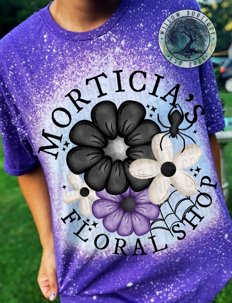 Morticia’s Floral Shop Tee