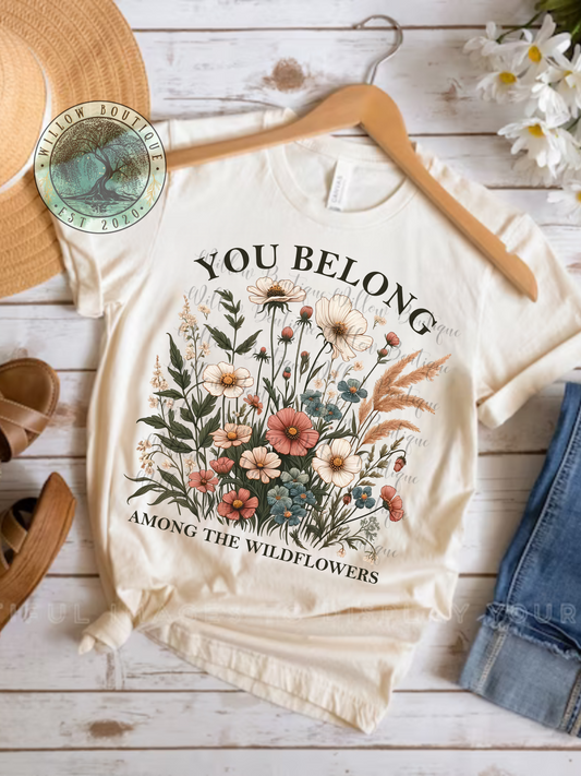 Among Wildflowers Tee