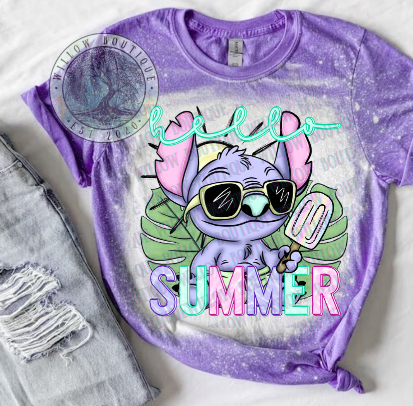 Hello Summer Stitch Tee