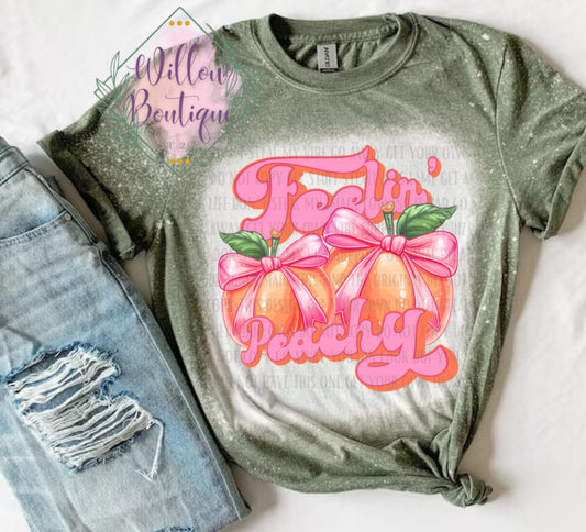 Feeling Peachy Coquette Tee