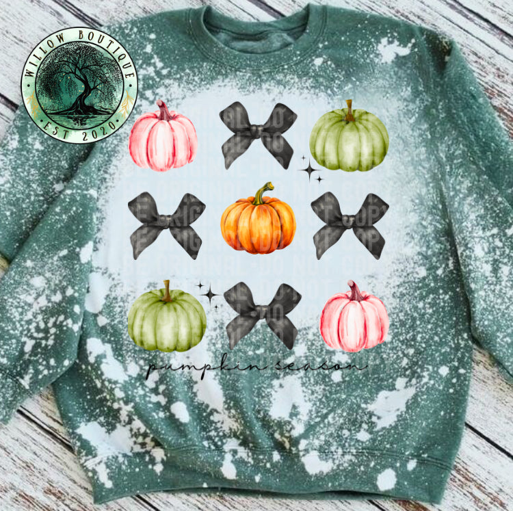 Pumpkin Bow Sweatshirt