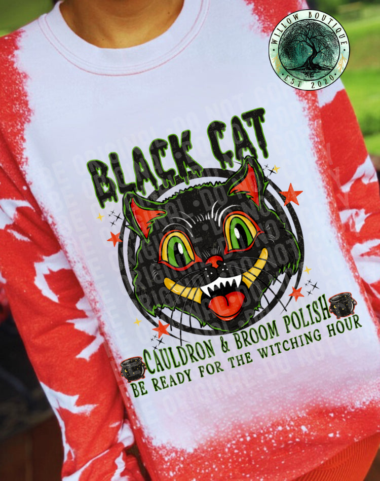 Black Cat Cauldron Sweatshirt