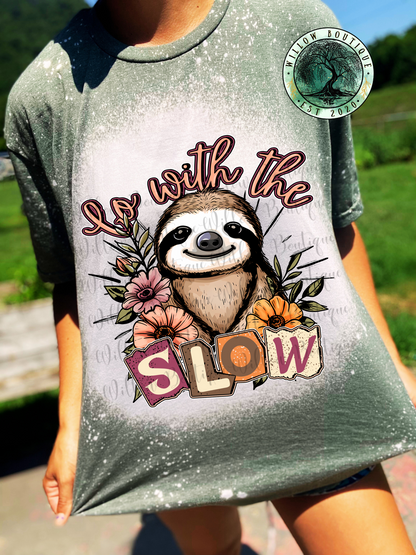 Go With The Slow Sloth Tee