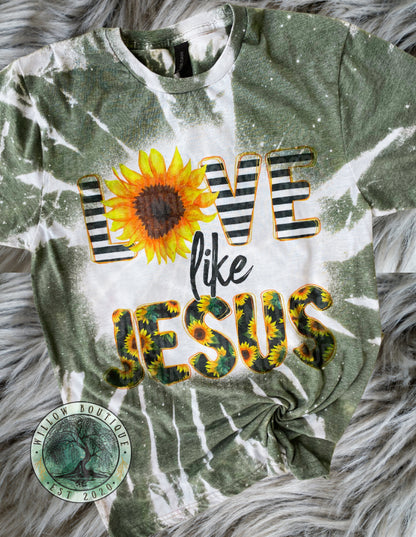 Love Like Jesus Sunflower Tee