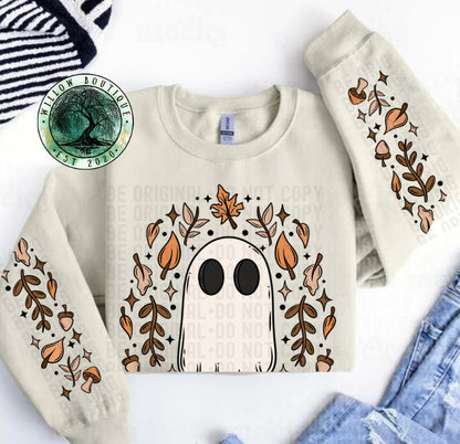 Falling Leaves Ghostie Sweatshirt