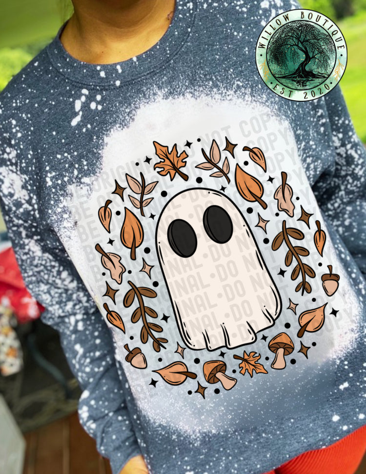 Falling Leaves Ghostie Sweatshirt