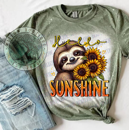 Hello Sunshine Sloth Tee